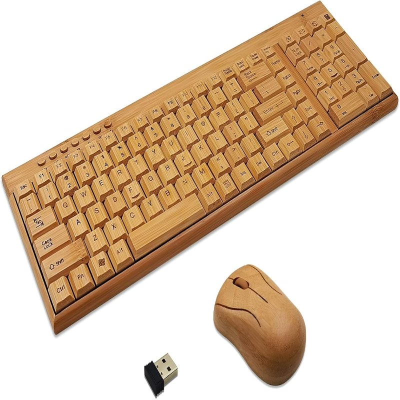 wooden keyboard