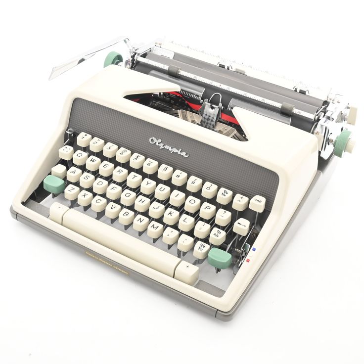 White Typewriter Keyboard