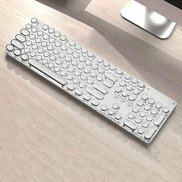 white keyboard