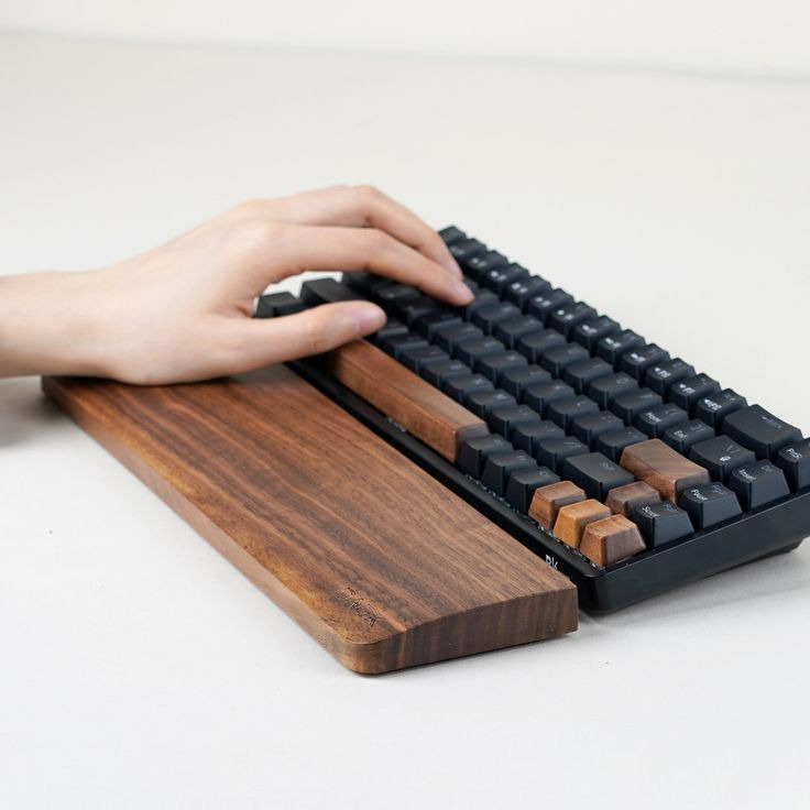 wooden keyboard wrist rest